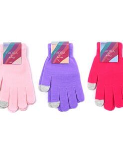 Guante infantil nena clasico con dedo touch