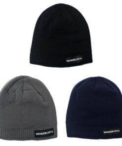 Gorro rocky hombre liso interior piel x1u.