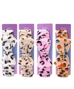 Vincha maquillaje skincare animal print x1u