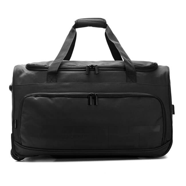 Bolso con carro y rueda tractor cierre principal reforzado 60x35x35 cm 24 pulg. x1u.