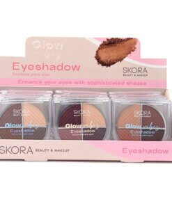 Sombras para ojos combinadas x 4 tonos - caja x 24 unidades surtidas