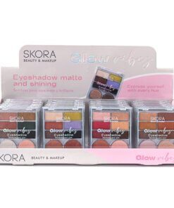 Sombras para ojos combinadas x 6 tonos (pack x 4 unidades surtidas)