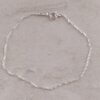 PULSERA DE PLATA SINGAPUR 020. LARGO 18 CM.PESO APROX. 0.51 GR.