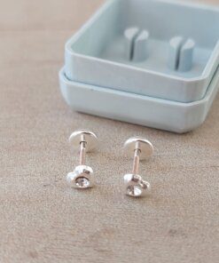 ABRIDOR PLATA CORAZÓN MINI CON STRASS BLANCO