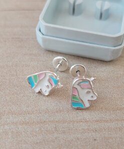 ABRIDOR PLATA ESMALTADO UNICORNIO