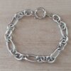 PULSERA DE ACERO TIFFANY ESLABÓN COMBINADO 3 X 1 CON CIERRE MARINERO. LARGO 20,5 CM