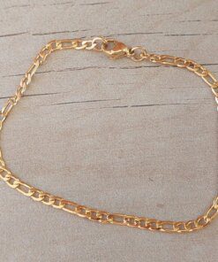 PULSERA DE ACERO DORADO FIGARO 0.8.