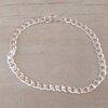 PULSERA DE ACERO BLANCO GRUMET 1.2 LARGO 19 CM