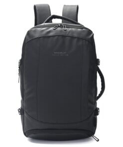 Mochila de viaje Go dos compartimentos principales. Expansor. Compartimento para zapatos. Bolsillo frontale. Portanotebook. Cinta para trolley. 44x29x19 17.5 pulg. Tela impermeable x 1u