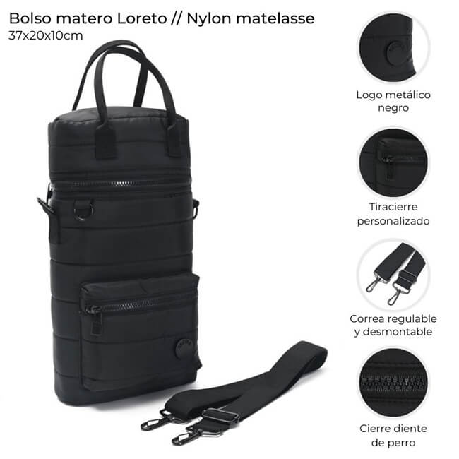 Bolso matero Loreto 37x20x10cm x1u. - Imagen 13