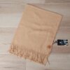 BUFANDA LISA COLOR CAMEL 32 X 180 CM
