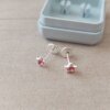 ABRIDOR PLATA ESTRELLA MINI CON STRASS ROSA
