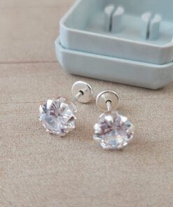 ABRIDOR PLATA CUBIK REDONDO ENGARZADO BLANCO GRANDE