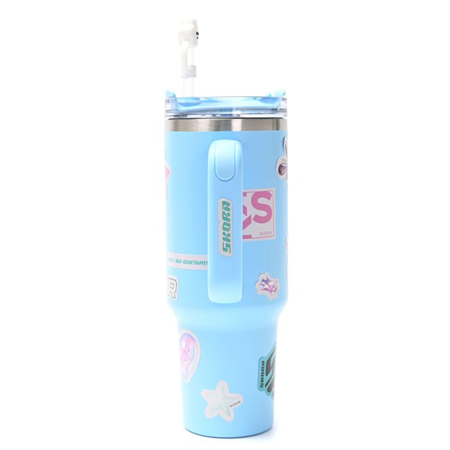 Vaso termico Skora con bombilla y tapón nube 1200ml x1u - Imagen 5