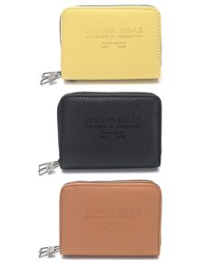 Billetera Nador doble cierre 13x10x4cm x1u