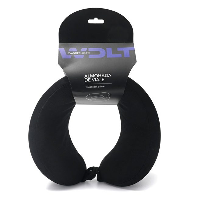 Almohadita de viaje Memory Foam plegable con fundaWanderlust 24x22,5x11,5 cm x1u - Imagen 10