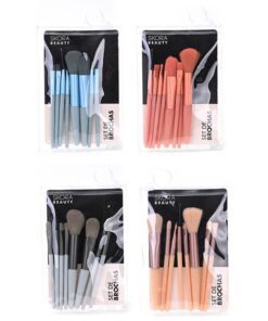 Set brocha maquillaje con estuche x8u