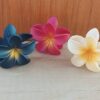 Broche flor 7,5 cm color mate  x 12 unidades