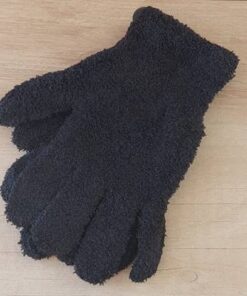 GUANTE DE PLUSH COLOR NEGRO