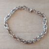 PULSERA DE ACERO TOURBILLON 1.0. LARGO 19 CM.