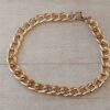 PULSERA DE ACERO DORADO GRUMET 1.8 LARGO 21 CM