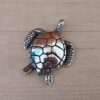 DIJE DE ACERO TORTUGA 35 X 43 MM