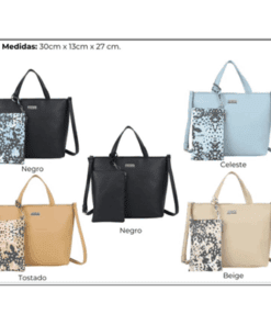 CARTERA CON MONEDERO P.U. 30x13x27cm x1u