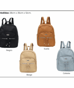 Mochila P.U. 28x35x12cm x1u