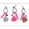 LLAVERO CORAZÓN Pack x 6 unidades surtidos en color