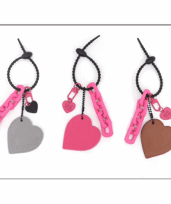 LLAVERO CORAZÓN Pack x 6 unidades surtidos en color