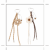 LLAVERO FLOR Pack x 6 unidades surtidas en color