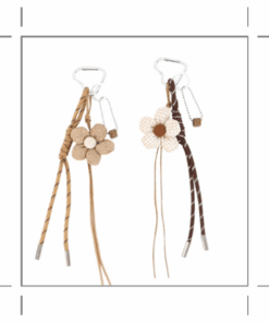 LLAVERO FLOR Pack x 6 unidades surtidas en color