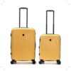 Set Valijas Wanderlust Urban HARD PP Amarillo 24 y 20 pulg ,doble rueda fija, expandible y cerradura de combinacion x1u