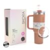 Vaso termico Skora con bombilla y tapon nube 1200ml x1u