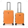 Set Valijas Wanderlust Urban Hard PP Naranja 24 y 20 pulg ,doble rueda fija, expandible y cerradura de combinacion x1u