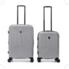 Set Valijas Wanderlust Urban Hard PP Cemento 24 y 20 pulg ,doble rueda fija, expandible y cerradura de combinacion x1u
