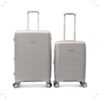 Set Valijas Wanderlust Urban Hard PP Beige 24 y 20 pulg ,doble rueda fija, expandible y cerradura de combinacion x1u