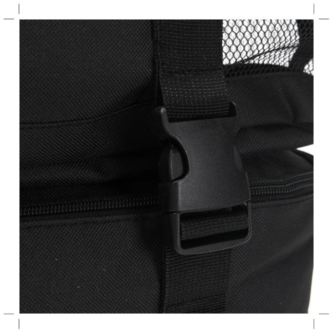 Bolso Playero Mesh 41x16x50 cm con lunchera desmontable. Acceso con cierre, x1u - Imagen 11