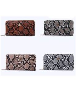 BILLETERA FICHERO P.U. REPTIL. 19,5 X 10 CM  X 1Unid