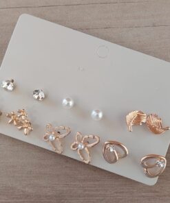 Set aros bijouterie pasante diferentes modelos x6u