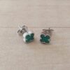 ARO DE ACERO VAN CLEEF 7 MM COLOR VERDE