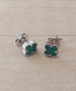 ARO DE ACERO VAN CLEEF 7 MM COLOR VERDE
