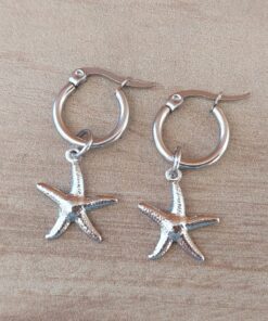 ARO DE ACERO ARGOLLA 14 MM CON DIJE ESTRELLA DE MAR