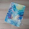 PASHMINA ESTAMPADA CON FLECOS 70 X 180 CM.