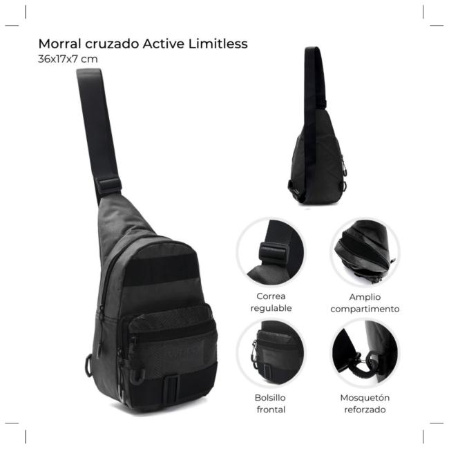 Morral cruzado Active Limitless 36x17x7 cm x1u - Imagen 11