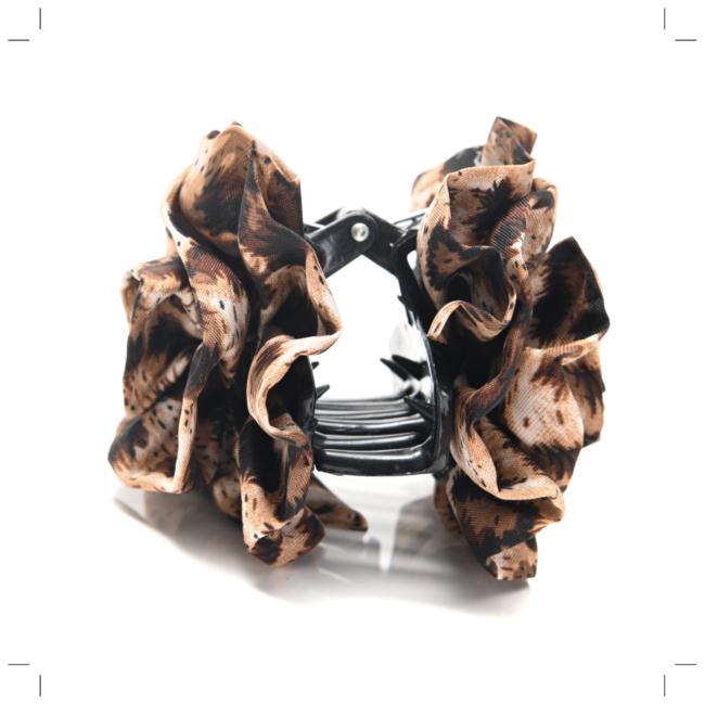 Broche con flor tela x 12u. - Imagen 4