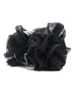 Broche con flor tela x 12u.