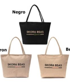 Bolso playero con logo 50x34x13.5cm x1u