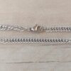 CADENA DE ACERO GRUMET TEJIDA 0.8 X 40 CM.