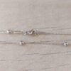 CADENA DE ACERO CARDANO 0.9 MM CON BOLITAS 4 MM, LARGO 50 CM